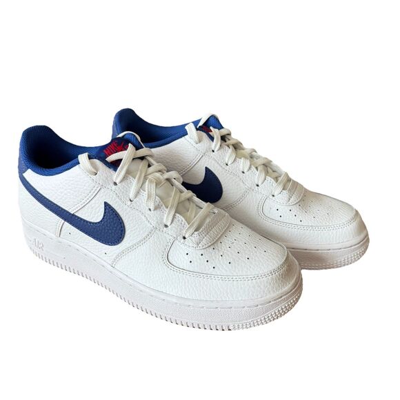 Nike AIR FORCE 1 LOW WHITE DEEP ROYAL CT3839-101 Size 7 Youth - Picture 1 of 16